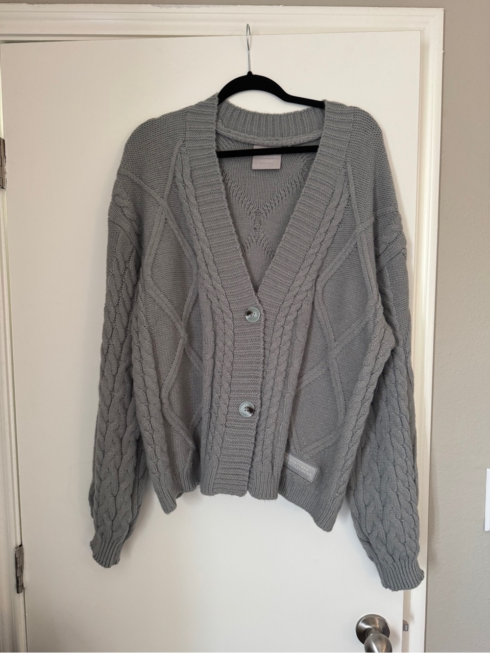 Taylor Swift The Tortured Poets Department TTPD Cable Knit Cardigan Sweater